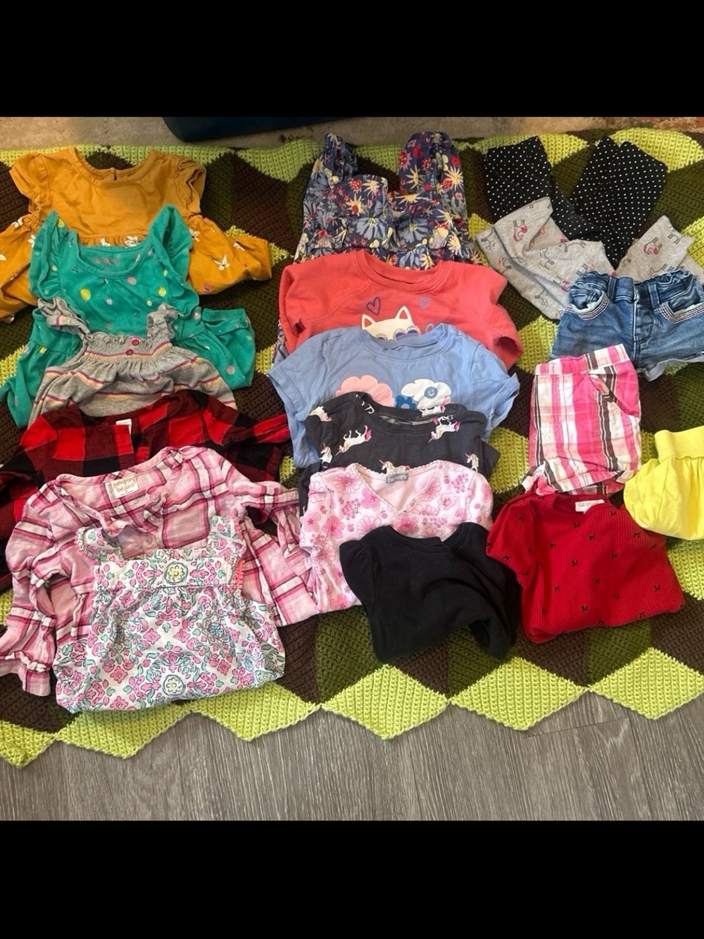Girls Mix-and-Match Clothing Lot - Multicolor